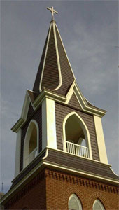 Krause Konstruction: We Do Steeples. Copper, Slate, Tile, Asphalt, Fiberglass, and Standing Seam